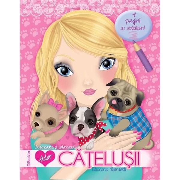 Ador Catelusii, deseneaza si Coloreaza - Booklet