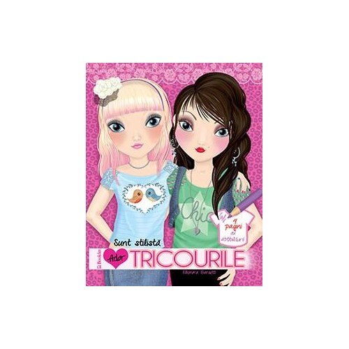 Ador Tricourile, deseneaza,Coloreaza si Lipeste Abtibilduri - Booklet