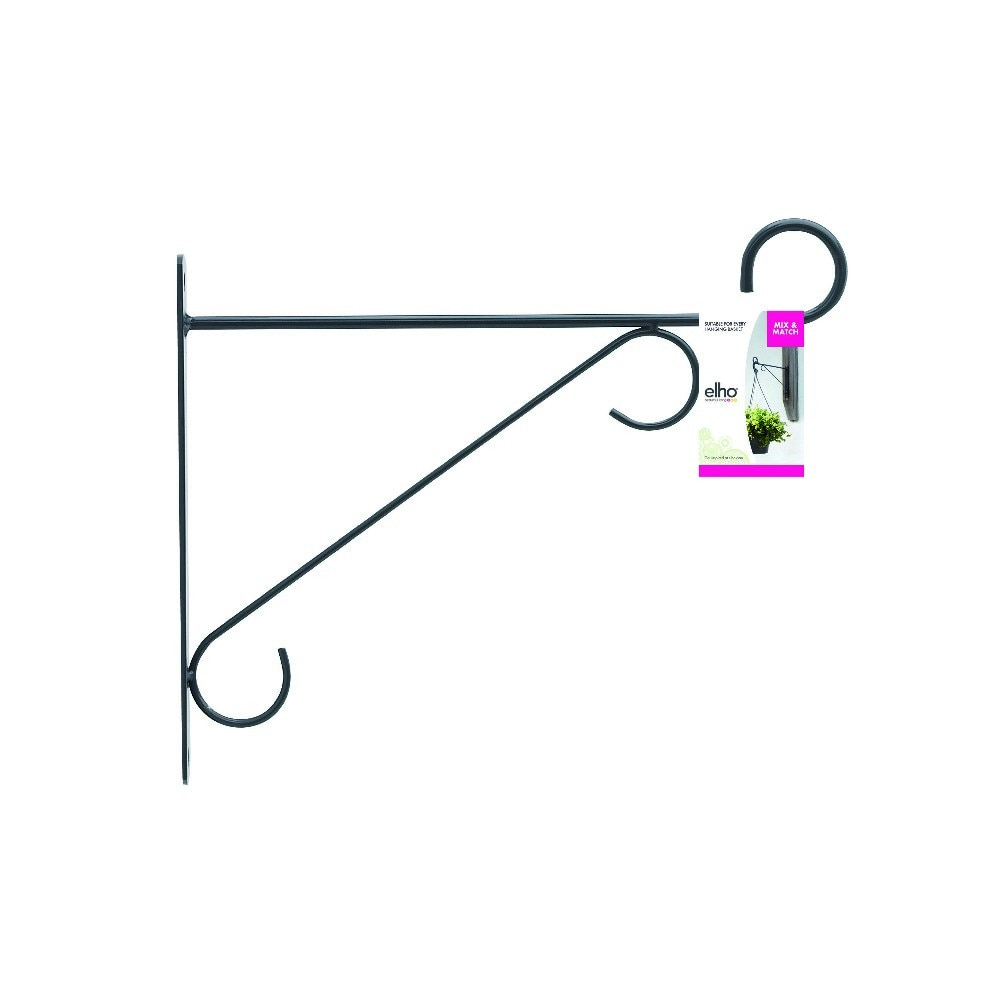 Suport de perete pentru ghivecele agatatoare wall hook elegance 30 cm antracit