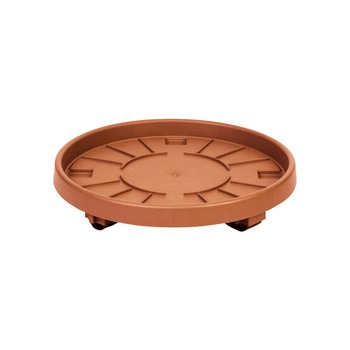 Farfurie cu roti Plattaxi cu diametrul de 35cm terra Farfurie cu roti Plattaxi cu diametrul de 35cm terra