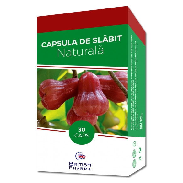 British Pharma Capsula de Slabit Slim 30 capsule British Pharma (Suplimente nutritive) - Preturi