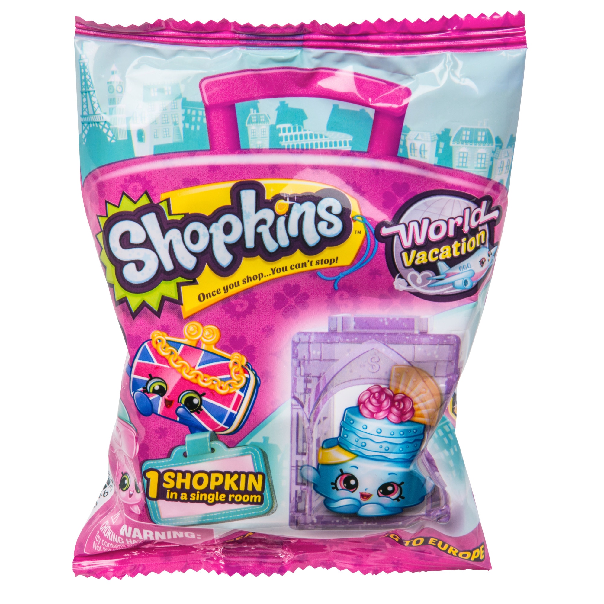 Figurina Shopkins, Happy Places, Casuta cu o figurina surpriza