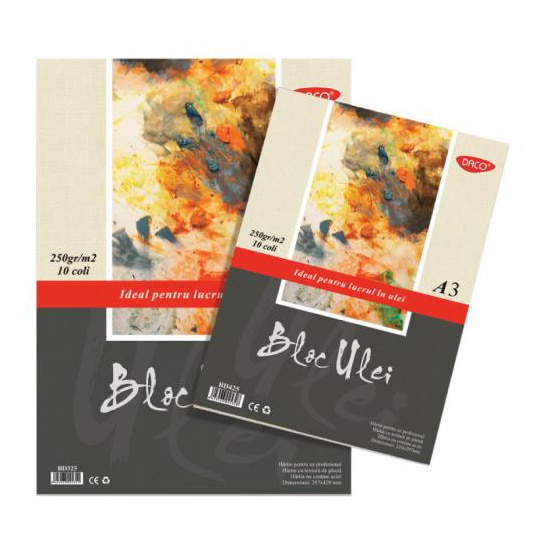 Bloc desen A3 pentru lucrul in ulei Daco BD325
