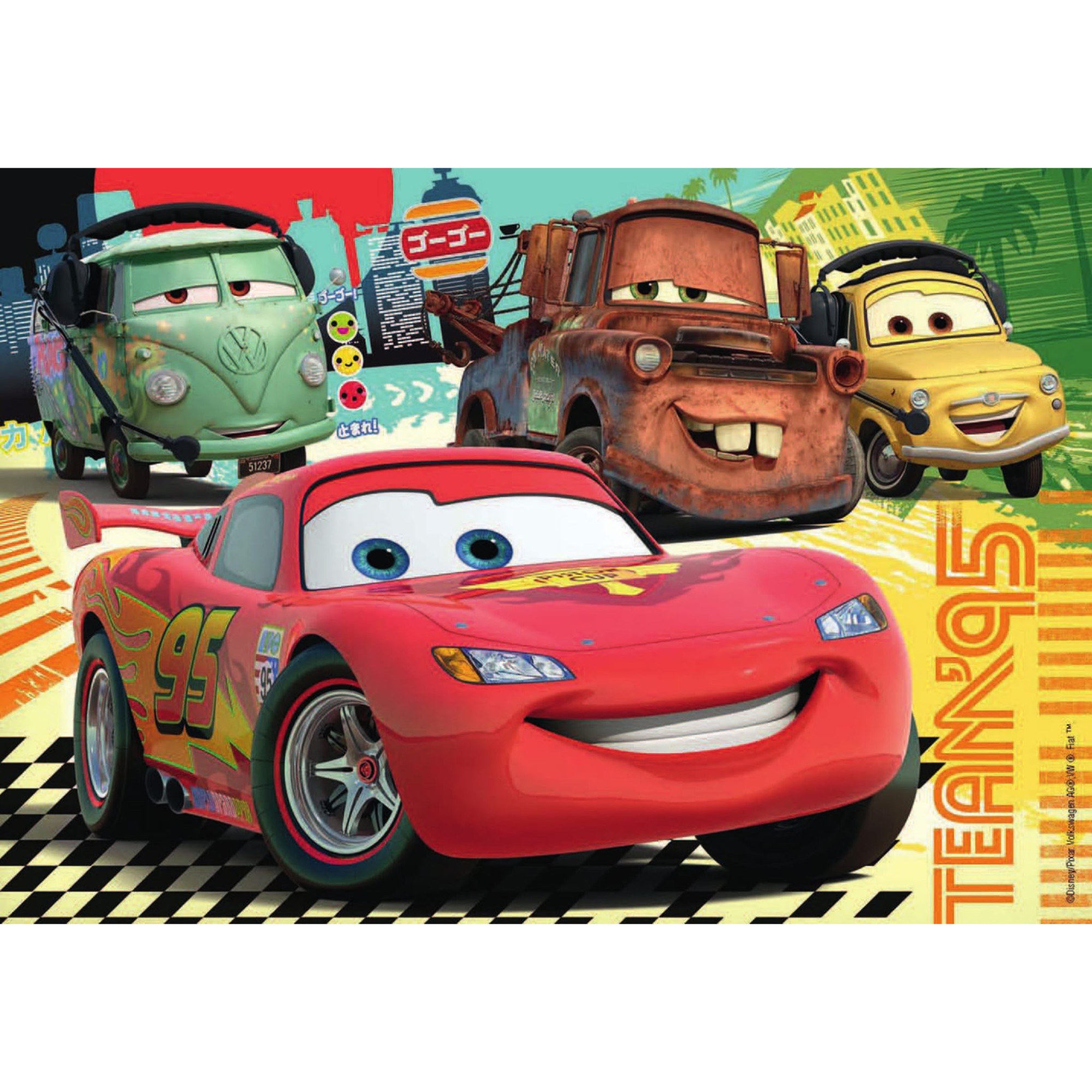 Puzzle Ravensburger - Disney Cars, 2 in 1, 2x24 piese - eMAG.ro
