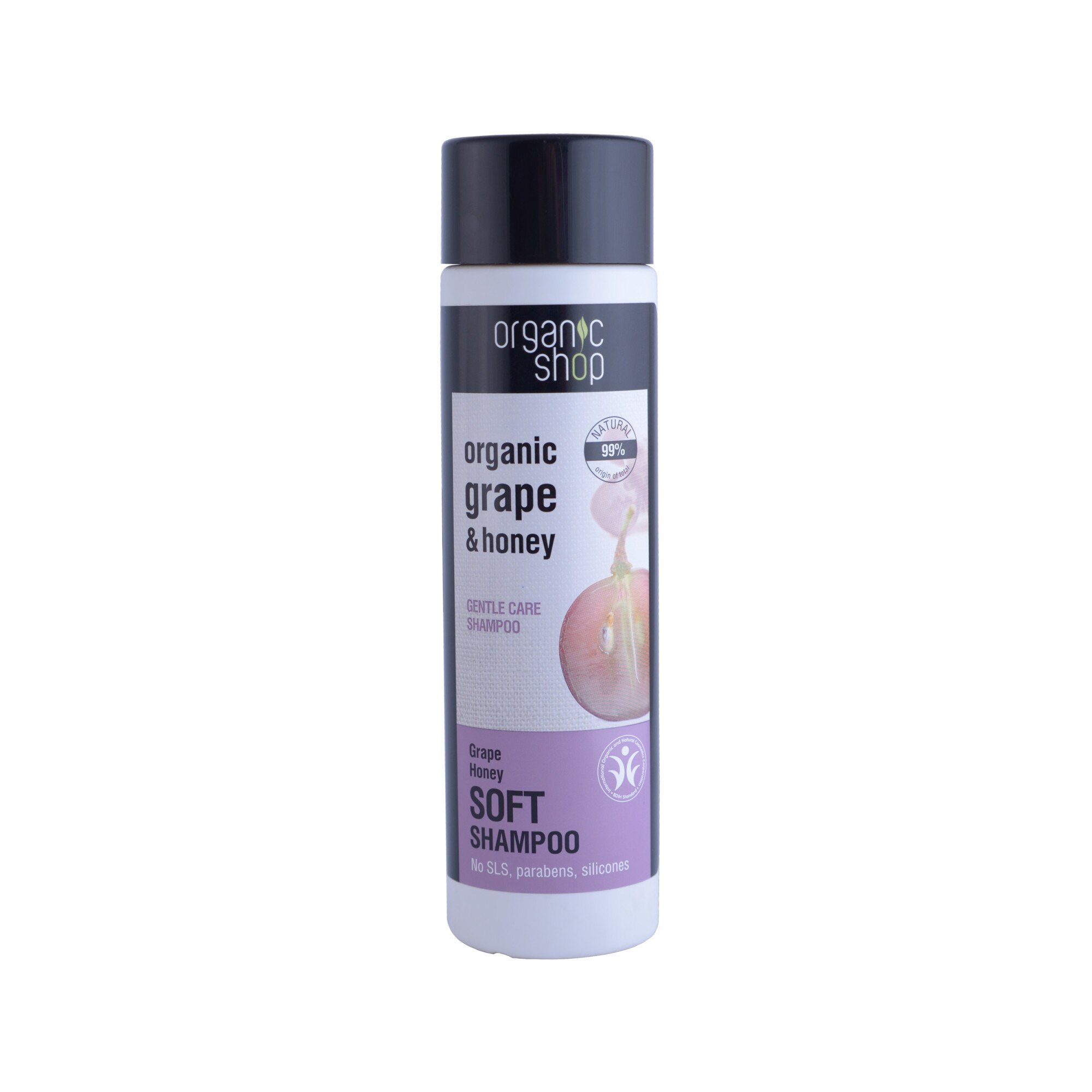 Sampon bland cu miere si struguri Grape Honey, 280 ml - Organic Shop