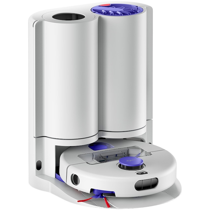 Aspirator robot pentru spalare umeda si aspirare uscata Dyson 664874-01 R2 Nurovi Wash+Dry, 21.000 Pa, lavete triunghiulare Reuleaux, navigatie LiDAR, statie cu golire si autocuratare. - Imaginea 28 din 34