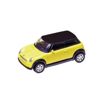 Masinuta Goki Die Cast Mini Cooper 1:60, GALBEN Masinuta Goki Die Cast Mini Cooper 1:60, GALBEN
