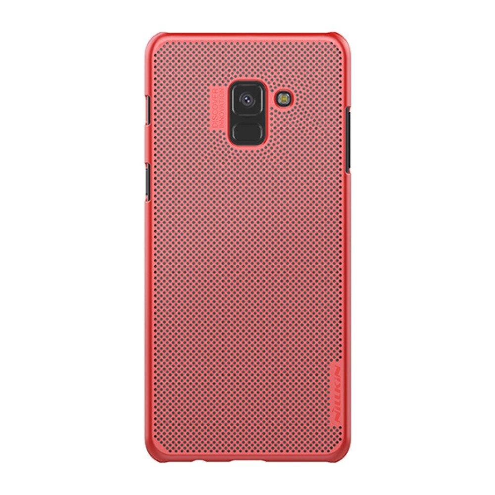Husa de protectie spate Nillkin Air cu perforatii pentru Samsung Galaxy A8 Plus 2018 , rosu