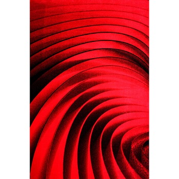 Covor Modern, Kolibri, 11006-120, Spiral, Rosu, 80x150 cm, 2300 gr/mp Covor Modern, Kolibri, 11006-120, Spiral, Rosu, 80x150 cm, 2300 gr/mp