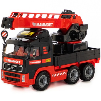 Camion cu macara Polesie - Mammoet, 49x19x31 cm Camion cu macara Polesie - Mammoet, 49x19x31 cm