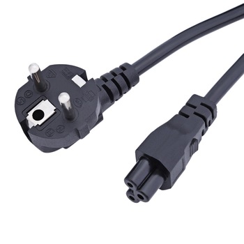 Cablu alimentare laptop conector 3 pini (trifoi), marca Estelle, maxim 120W Cablu alimentare laptop conector 3 pini (trifoi), marca Estelle, maxim 120W