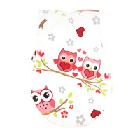 sac dormit balticbebe primavara - vara alb bumbac bufnita rosie 6-12 luni 50 80 imagen 27_1_
0