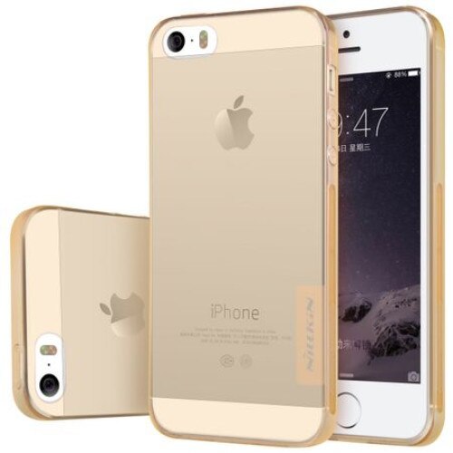 Husa iPhone 5 / 5S /SE Nature Nillkin Tpu Gold
