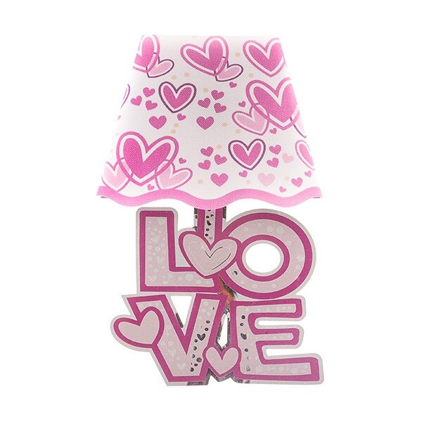 Autocolant pentru perete cu LED Inimioare, Romantic Items, Valentine's Day