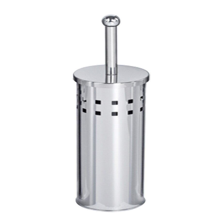 Perie WC cu suport cromat cu gauri