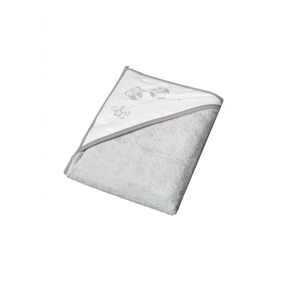 Prosop copii cu capison 100x100cm Bufnita Grey