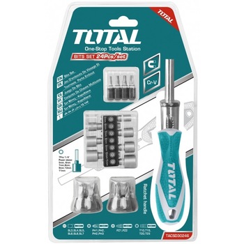 Set 24 Surubelnite Total cu clichet Set 24 Surubelnite Total cu clichet