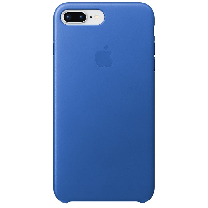 Защитен калъф Apple за iPhone 8 Plus / iPhone 7 Plus, Piele, Electric Blue