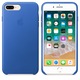 Защитен калъф Apple за iPhone 8 Plus / iPhone 7 Plus, Piele, Electric Blue