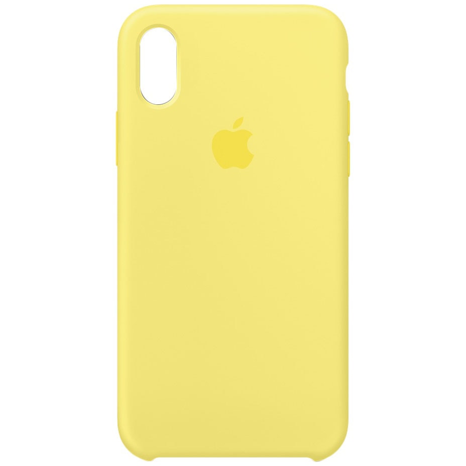 Husa de protectie Apple pentru iPhone X, Silicon, Lemonade
