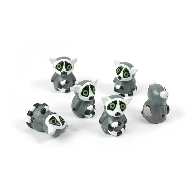 Set 6 magneti decorativi Lemur, Trendform