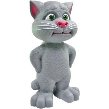Jucarie FOXMAG24® Talking Tom interactiva, 20cm, motanul vorbitor cu povesti, repeta tot ce aude Jucarie FOXMAG24® Talking Tom interactiva, 20cm, motanul vorbitor cu povesti, repeta tot ce aude