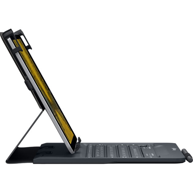 Husa cu tastatura Logitech Universal Folio, pentru tablete Apple, Android™, Windows® de 9-10 inch, US, Negru