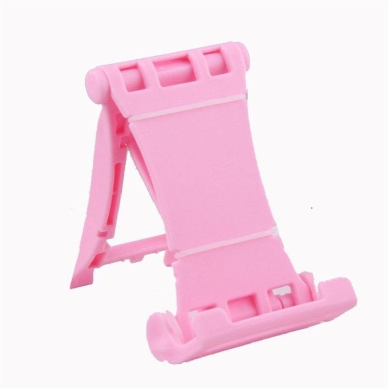 Suport Universal Pliabil pentru Smartphone, Tableta, Unghi Reglabil 30-75 Grade, Roz
