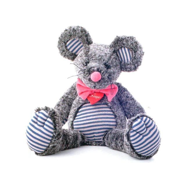 Jucarie de plus Ticky soarece in haine 40cm - Lumpin