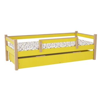 Pat-Patut pentru copii cu sertar , 190x80 cm, Pal Melaminat-FAG lemn masiv,Mobilier GENERATION-9/9 Pat-Patut pentru copii cu sertar , 190x80 cm, Pal Melaminat-FAG lemn masiv,Mobilier GENERATION-9/9