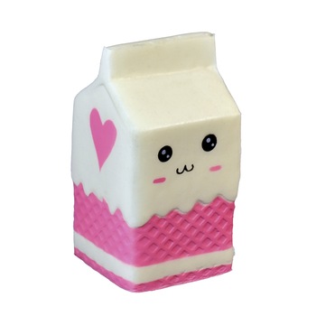 Jucarie Squishy cutie lapte roz - parfumat Jucarie Squishy cutie lapte roz - parfumat