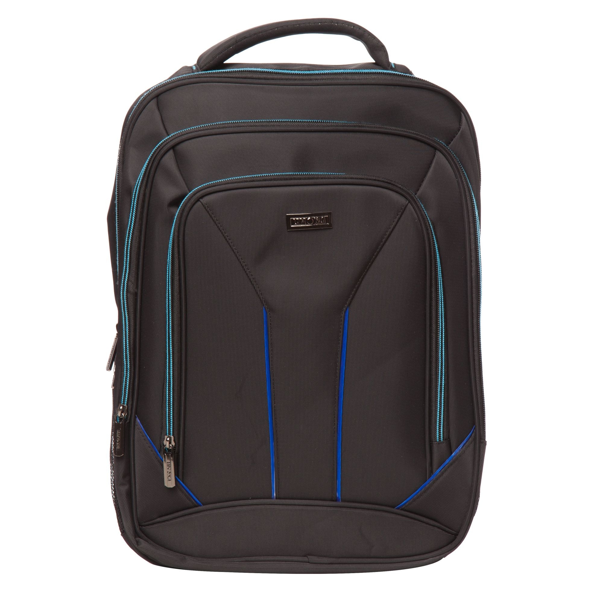 Rucsac laptop 15 inch Lamonza Toledo 38x31x5 cm negru / albastru