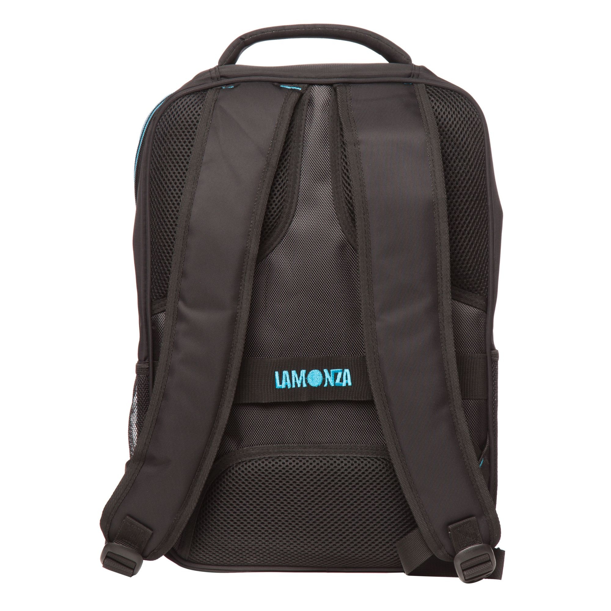 Rucsac laptop 15 inch Lamonza Toledo 38x31x5 cm negru / albastru