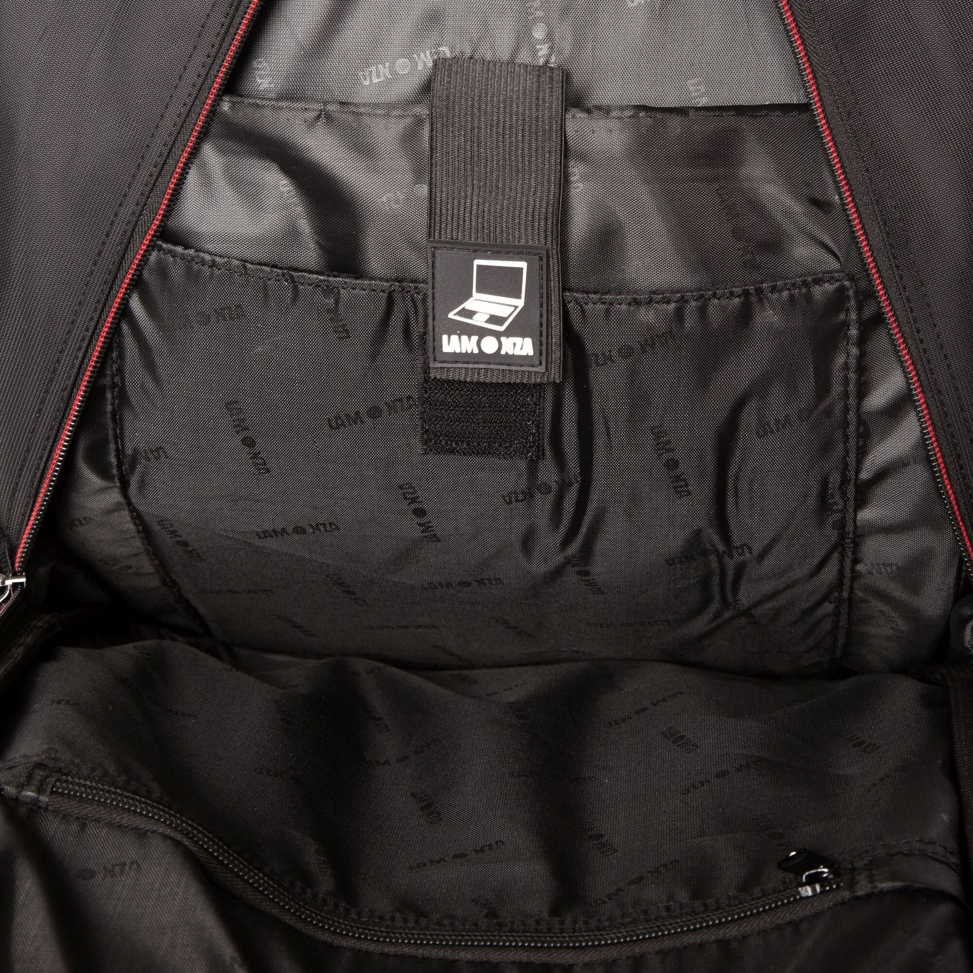 Rucsac laptop 15 inch Lamonza Toledo 42x31x13 cm negru / rosu