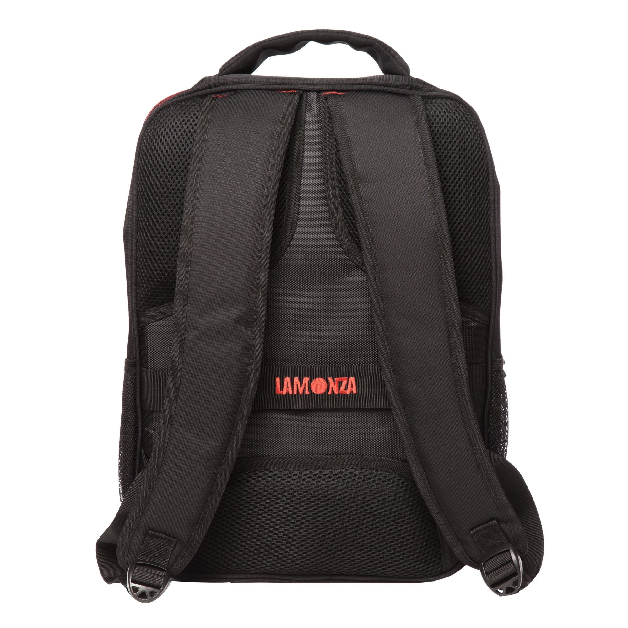 Rucsac laptop 15 inch Lamonza Toledo 42x31x13 cm negru / rosu