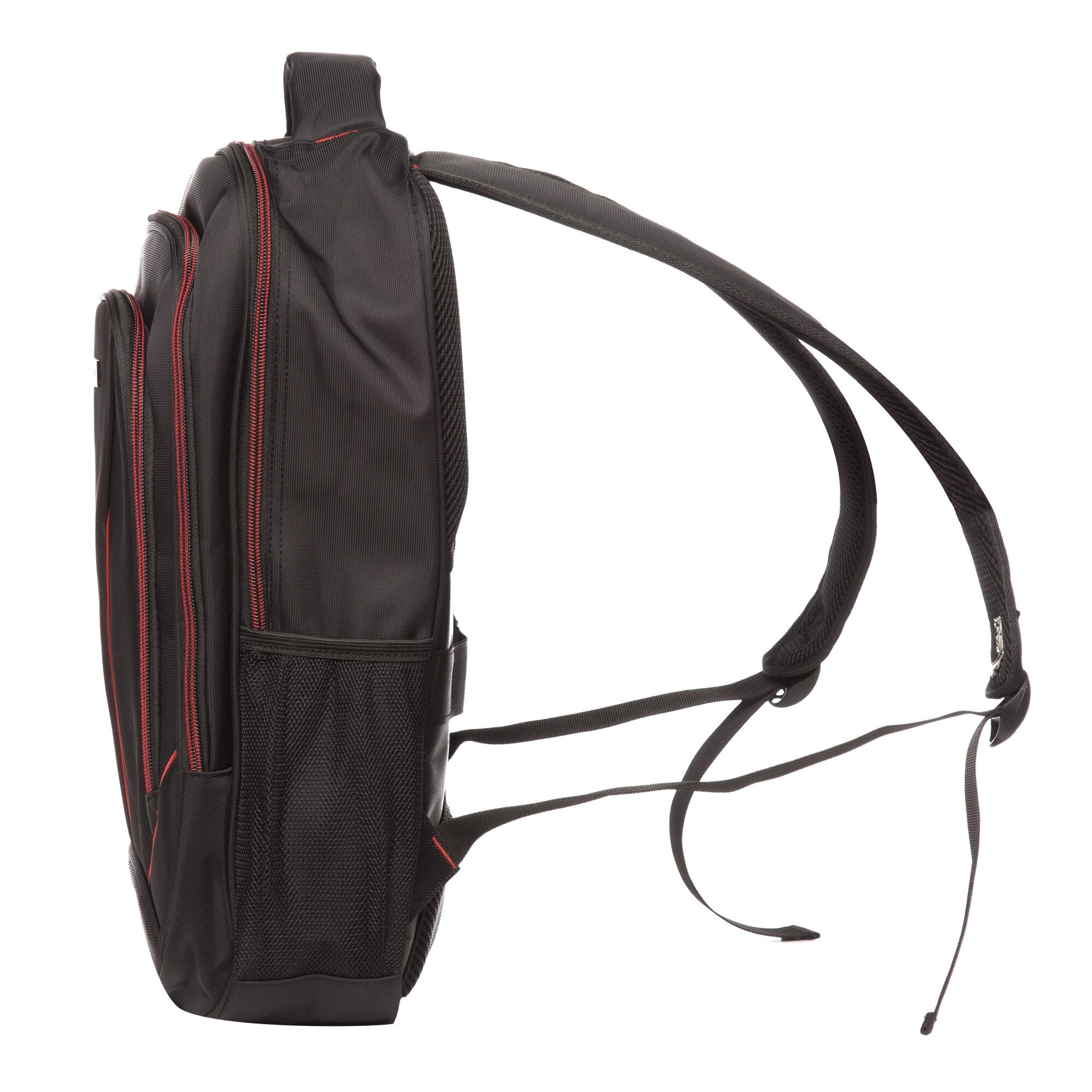 Rucsac laptop 15 inch Lamonza Toledo 42x31x13 cm negru / rosu