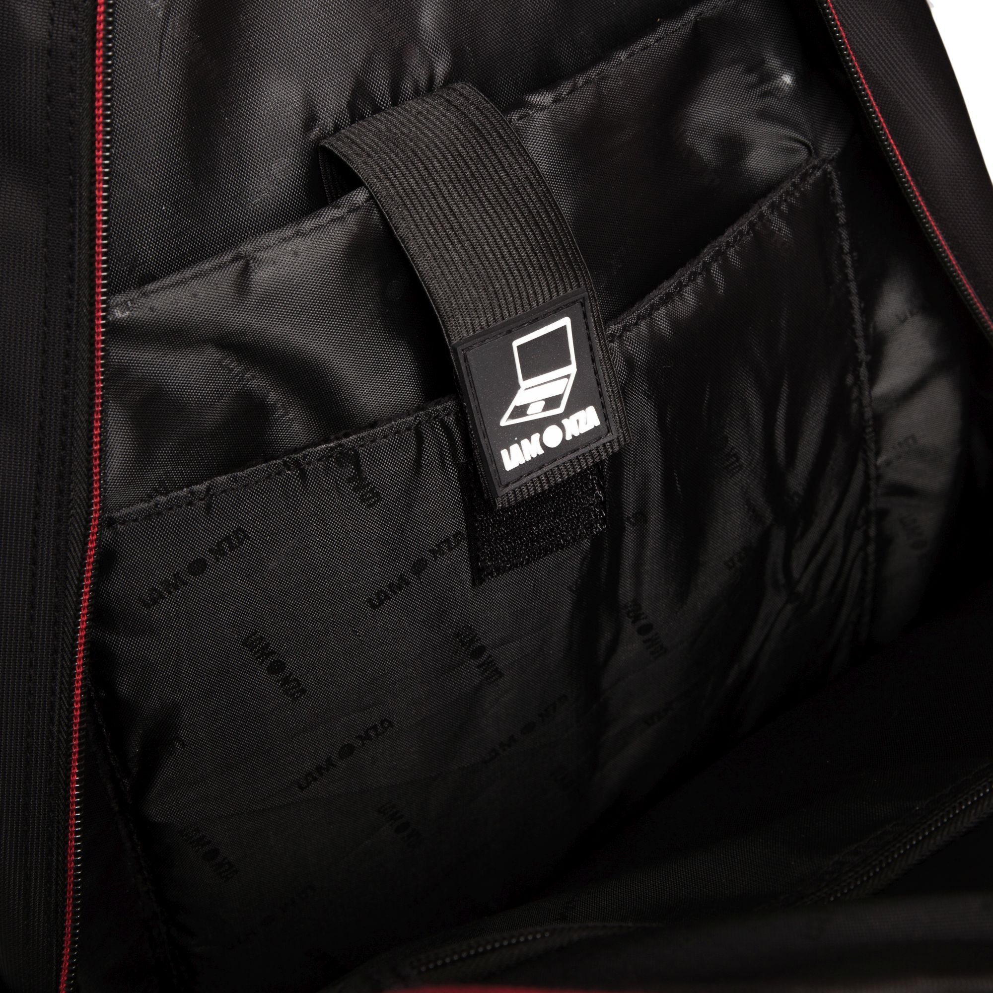 Rucsac laptop 15 inch Lamonza Toledo 42x31x13 cm negru / rosu
