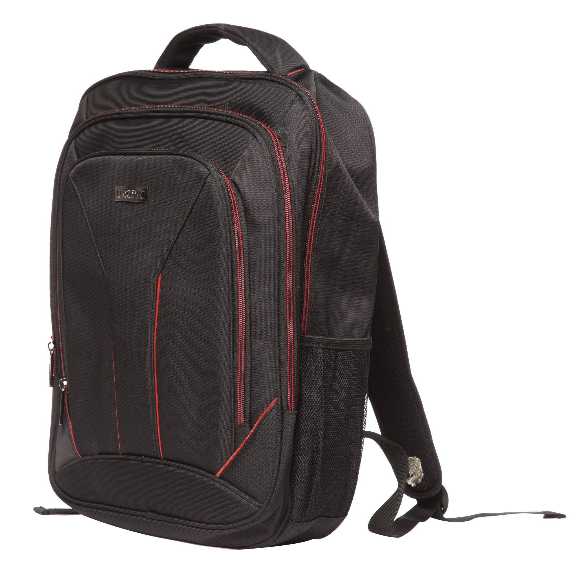 Rucsac laptop 15 inch Lamonza Toledo 42x31x13 cm negru / rosu