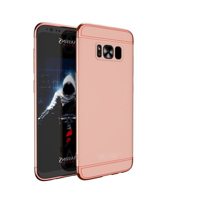 Husa 3 in 1 Luxury pentru S8 Plus Rose Gold