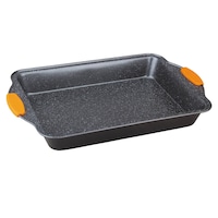 Tava pentru cuptor dreptunghiulara 36x23 cm cu manere din silicon Granit Diamond Line Berlinger Haus BH 1140