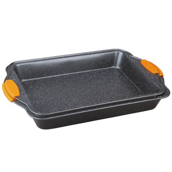 Set 2 Tavi pentru cuptor dreptunghiulare cu manere din silicon Granit Diamond Line Berlinger Haus BH 1141 Set 2 Tavi pentru cuptor dreptunghiulare cu manere din silicon Granit Diamond Line Berlinger Haus BH 1141