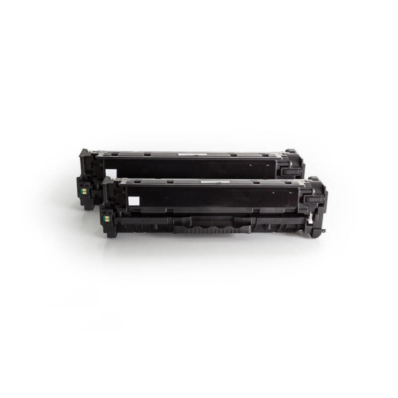 Set 2 Cartuse Toner Compatibile pentru HP LaserJet Pro 400 color M 475 dn [Black ] 2 x 4.000 Pag. |CE410X / CE410XD / 305X|
