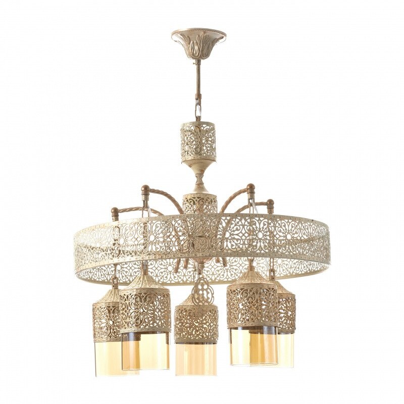 Lustra EL 1527/5, bej