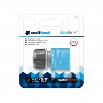 Cupla rapida 1/2 cu stop profesionala pentru furtun gradina Idealline Cellfast Cupla rapida 1/2 cu stop profesionala pentru furtun gradina Idealline Cellfast