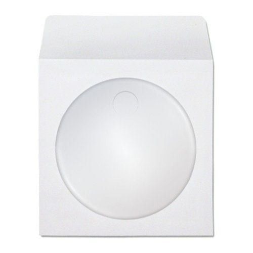 Plic CD/DVD cu fereastra,alb,90gr