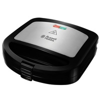 Sandwich-maker Russell Hobbs Deep Fill Cook@Home 24530-56, 700 W, Placi extra-adanci, Inox/Negru