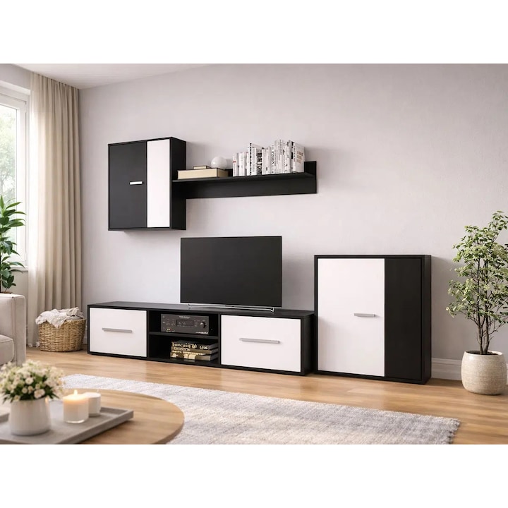 Living Zeta Culoarea: ALB + Ferrara pal melaminat 16mm