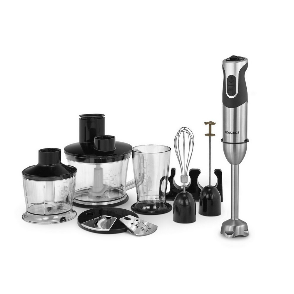 Mixer vertical 1000 W, 8 viteze, inox, negru, Brabantia eMAG.ro