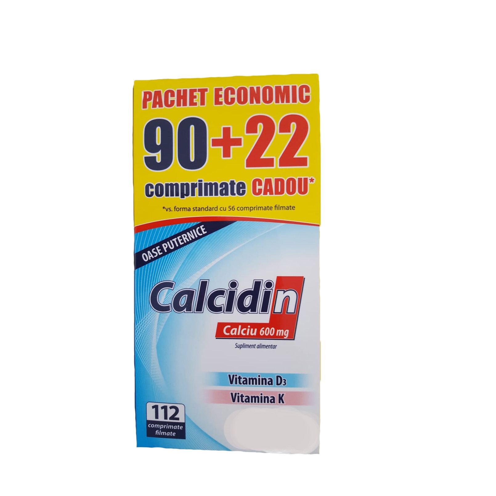 Watt presentation Required Pachet promo: Calcidin, 90 + 22 comprimate cadou, Zdrovit - eMAG.ro