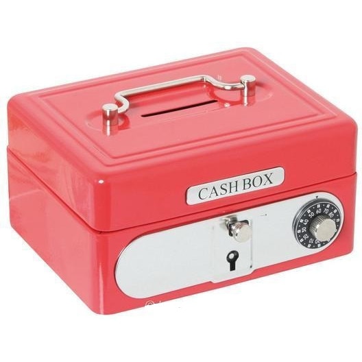 Pusculita cifru, rosie, metal